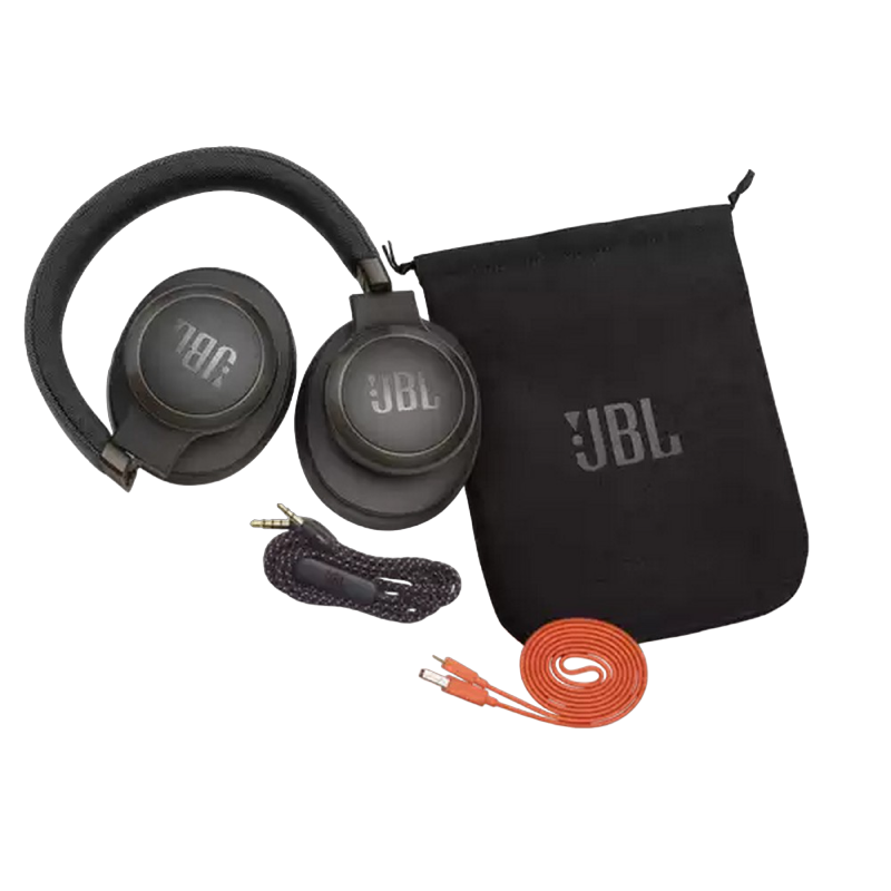 Headphones  Bluetooth  JBL   LIVE660NC Black, On-ear, active noise-cancelling
