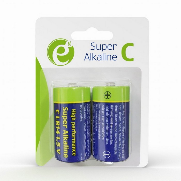 Батарейки Energenie EG-BA-LR14-01, C, 7500мА·ч, 2шт.