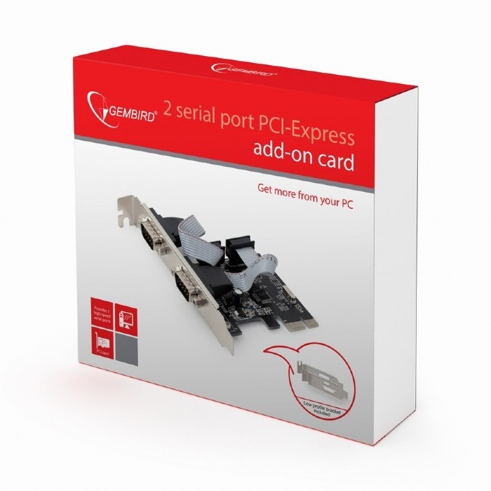 Placă de extensie PCI-Express Gembird SPC-22, Negru