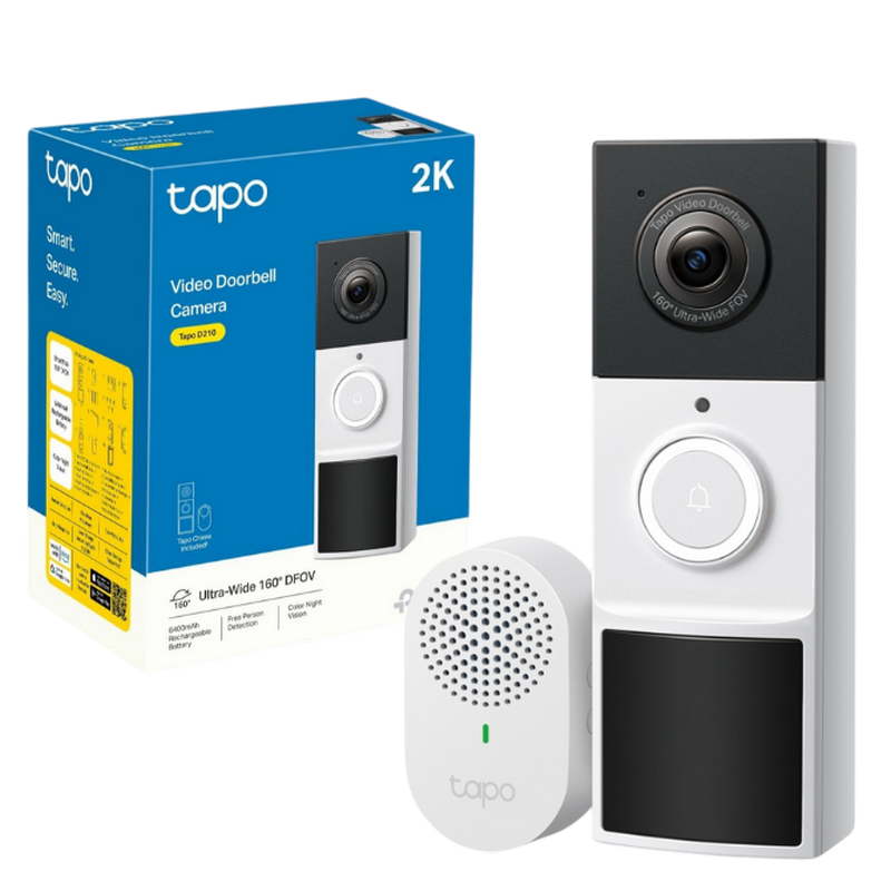 Sonerie video TP-LINK TAPO D210, Alb