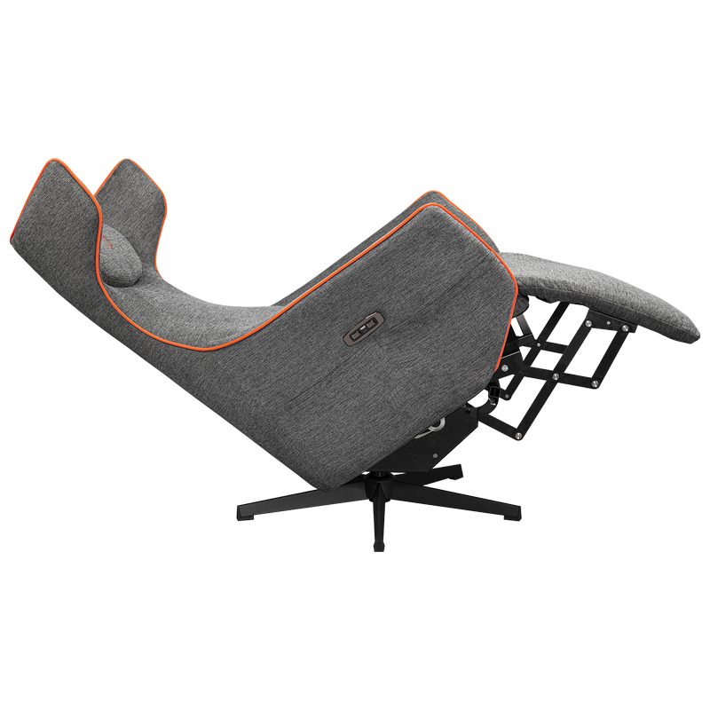 Scaun Gaming Cougar Magus, Imitație de in, Gri | Portocaliu