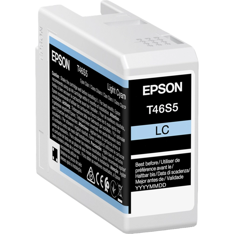 Ink Cartridge Epson T46S5 UltraChrome PRO 10 Ink, Light Cyan, C13T46S500