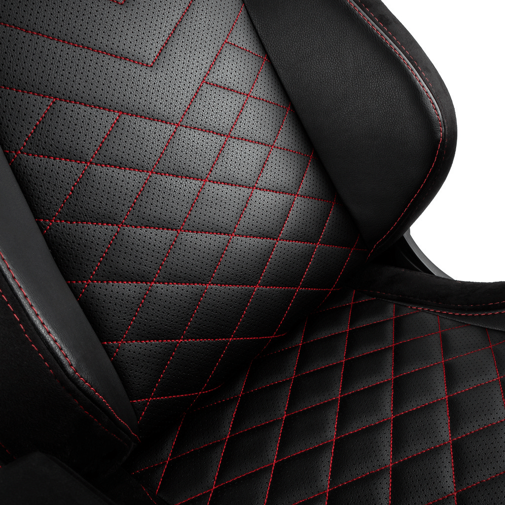 Игровое кресло Noblechairs Epic, Искусственная кожа, Черный/Красный