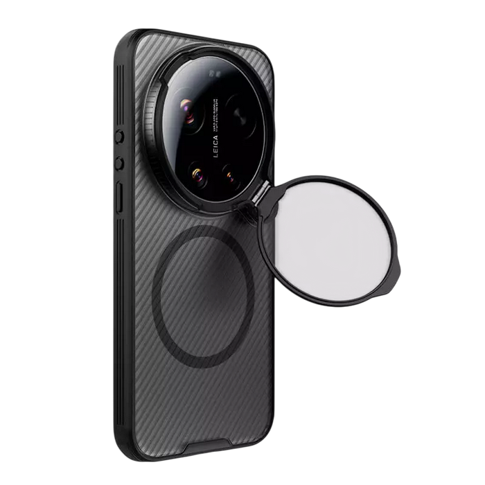Чехол nillkin xiaomi 17 ultra camshield prop magnetic, прозрачный Thumbnail 4