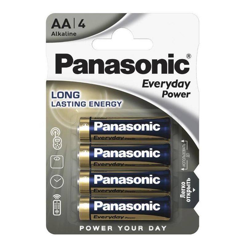 Батарейки Panasonic LR6REE, AA, 4шт.