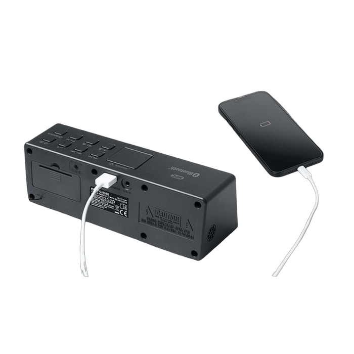 MUSE M-173 CMT, Tuner FM, Clocks: Double Alarme, NFC, Black