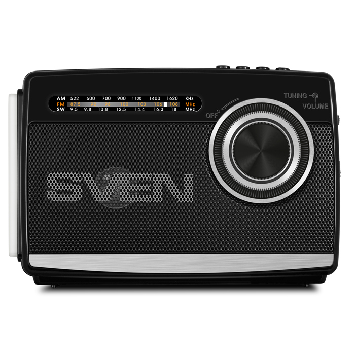 Портативное радио SVEN SRP-535, Чёрный