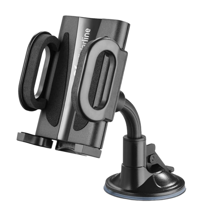 Suport Auto Cellularline Hug Flexi - Universal, Negru