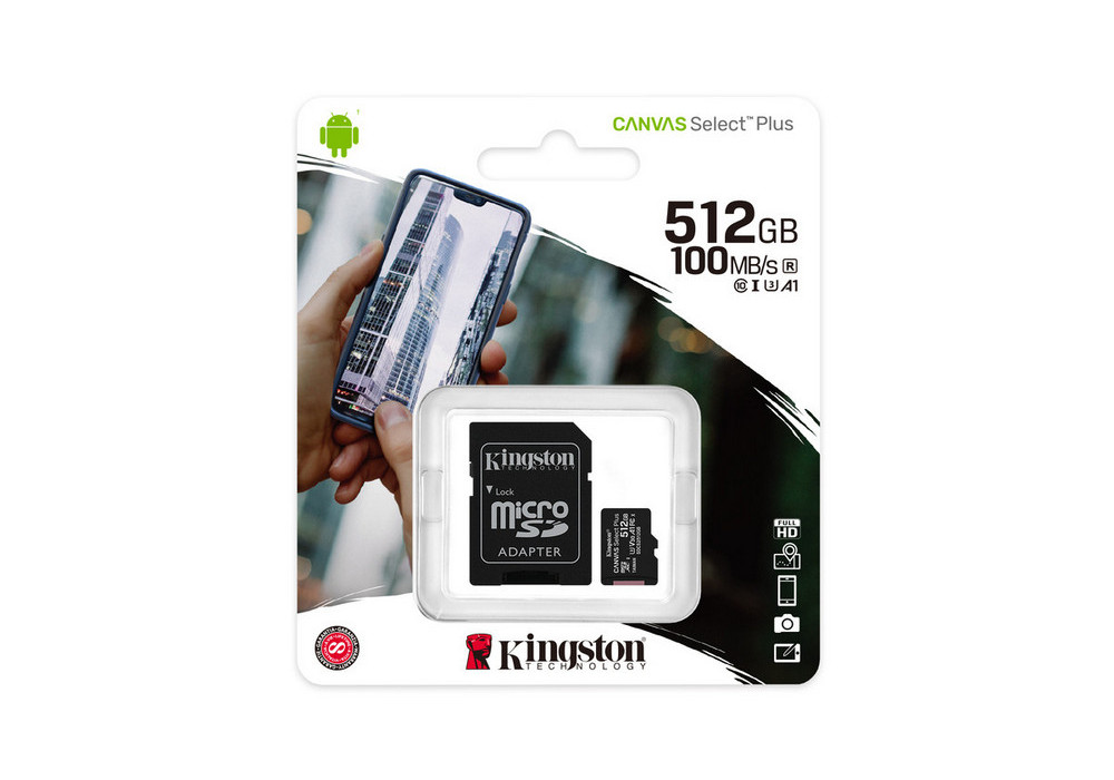 Card de Memorie Kingston Canvas Select+, 512GB (SDCS2/512GB)