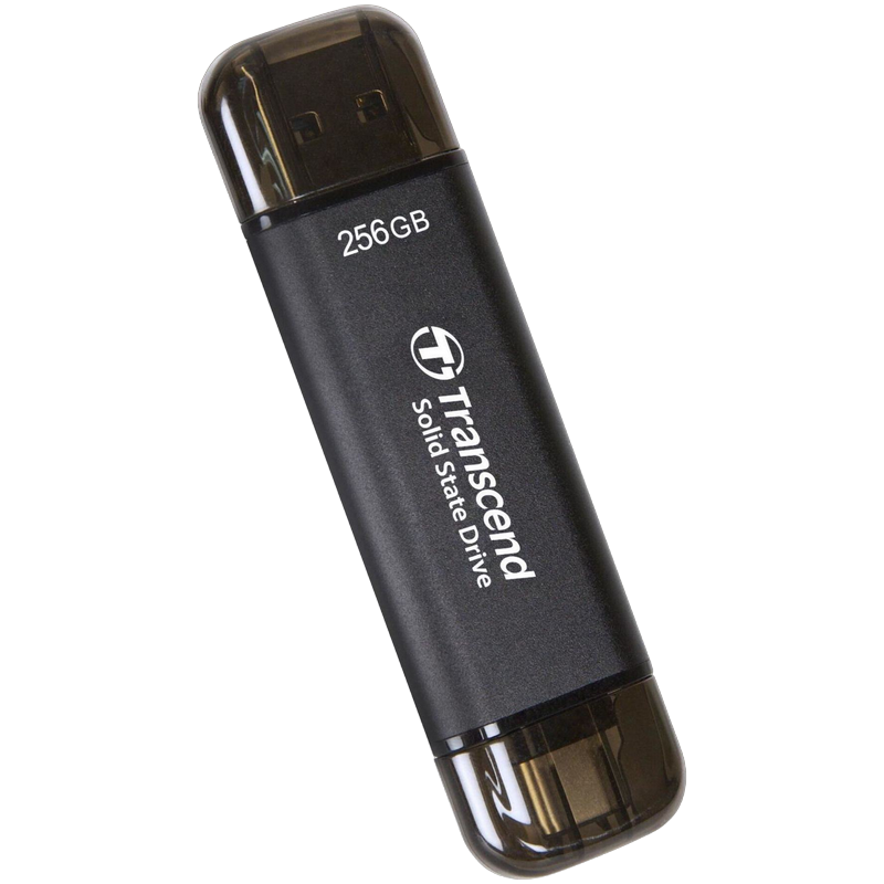 SSD portabil extern Transcend ESD310C, 256GB, Negru (TS256GESD310C)