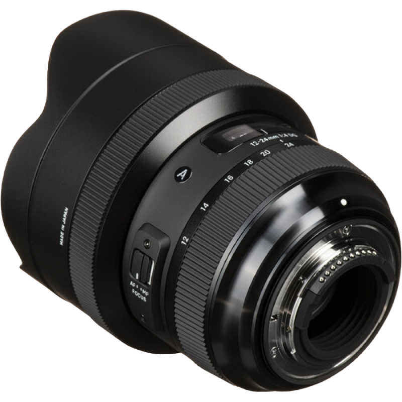Zoom Lens Sigma AF  12-24mm f/4.0 DG HSM Art F/Nik