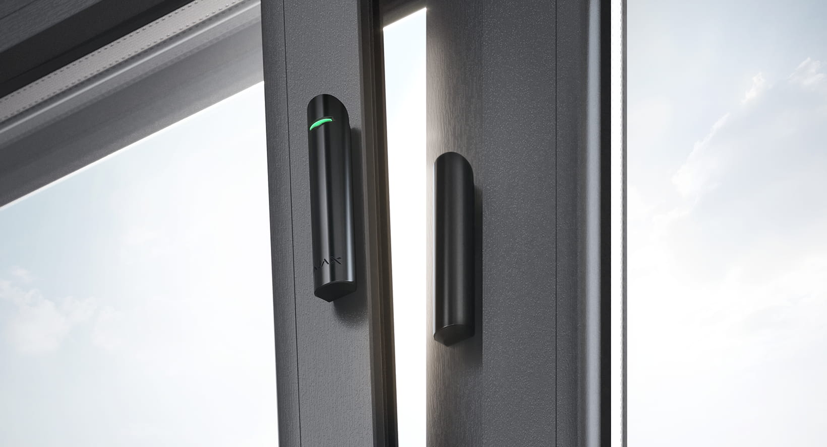 Detector de deschidere Ajax DoorProtect Plus, Alb