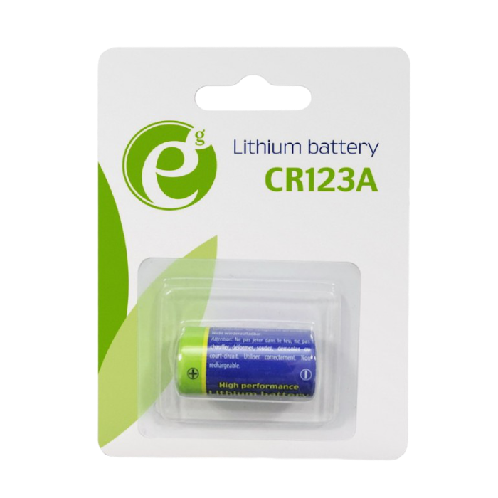 Батарейки Energenie EG-BA-CR123-01, CR123A, 1шт.