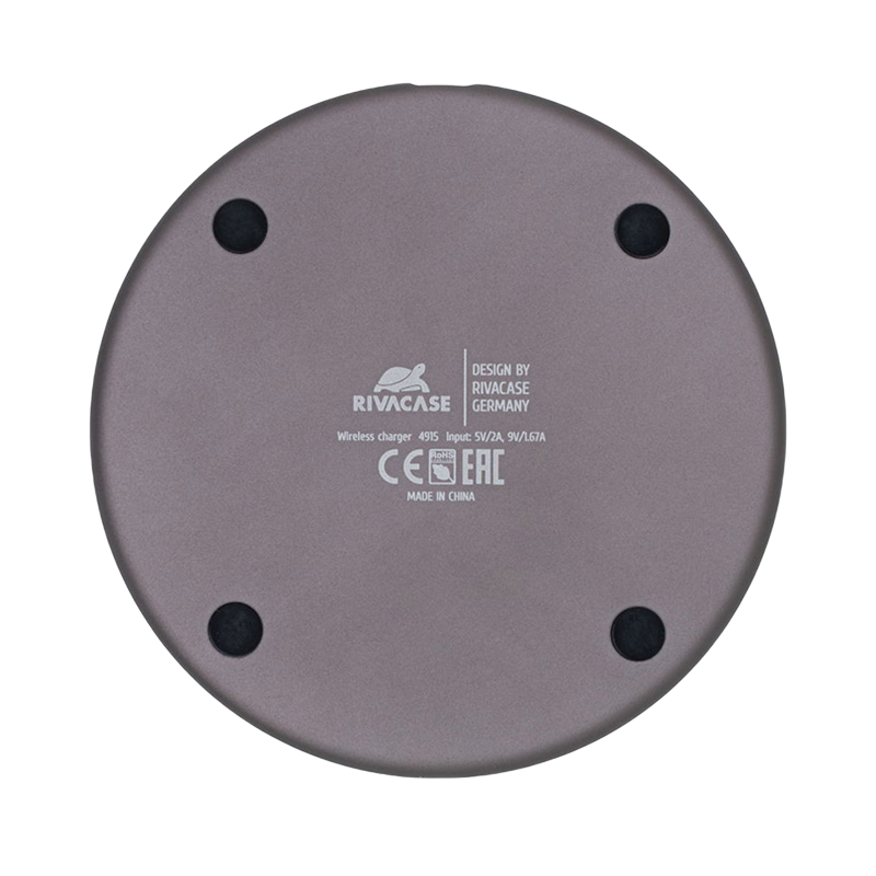 Wireless Charger Rivacase VA4915 BL3, 10W, Blue Fabric