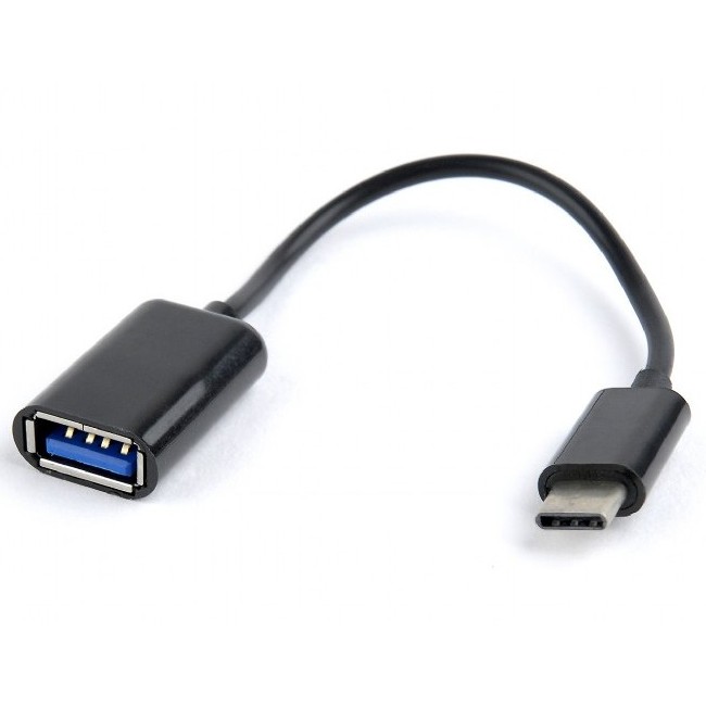 Adaptoare Cablexpert A-OTG-CMAF2-01, USB Type-A/Type-C, 0,2m, Negru