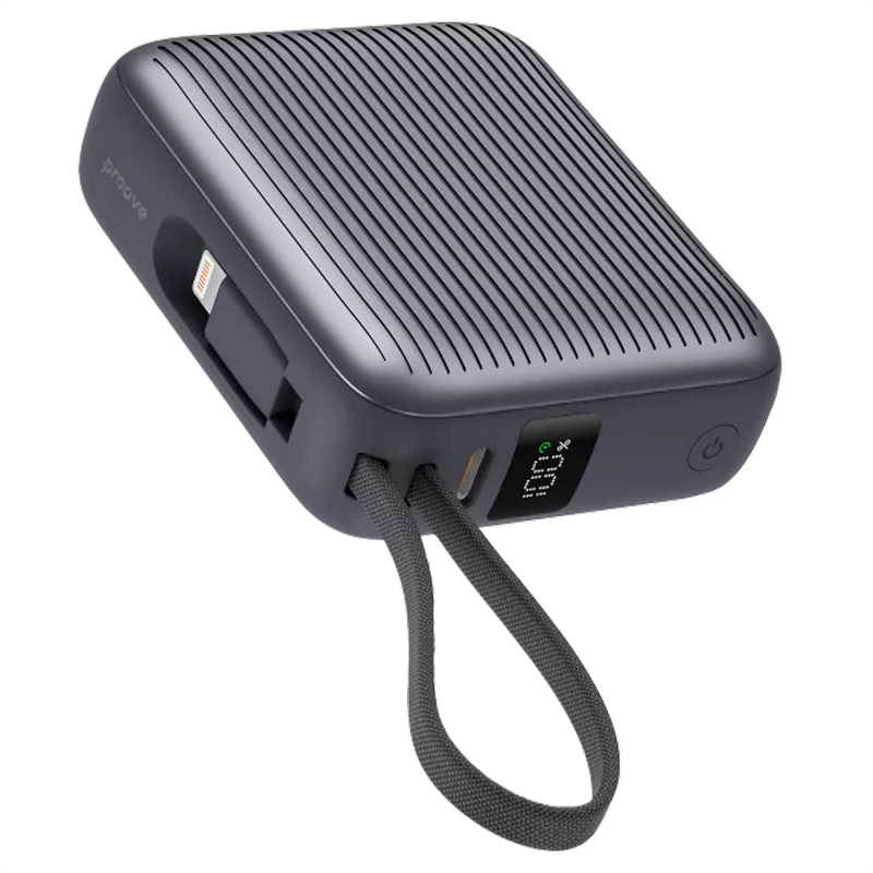 Портативное зарядное устройство Proove Moon Rock Серый