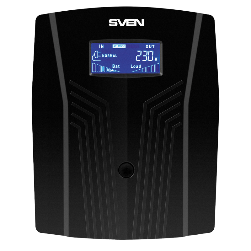 Sursă de alimentare neîntreruptibilă SVEN Pro 1500 LCD, Linear-interactiv, 1500VA, Turn