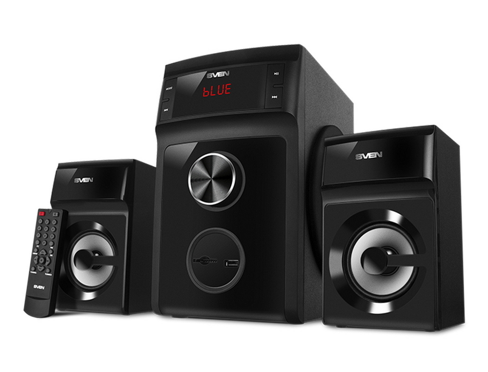 Компьютерные колонки 2.1 SVEN MS-301, Чёрный