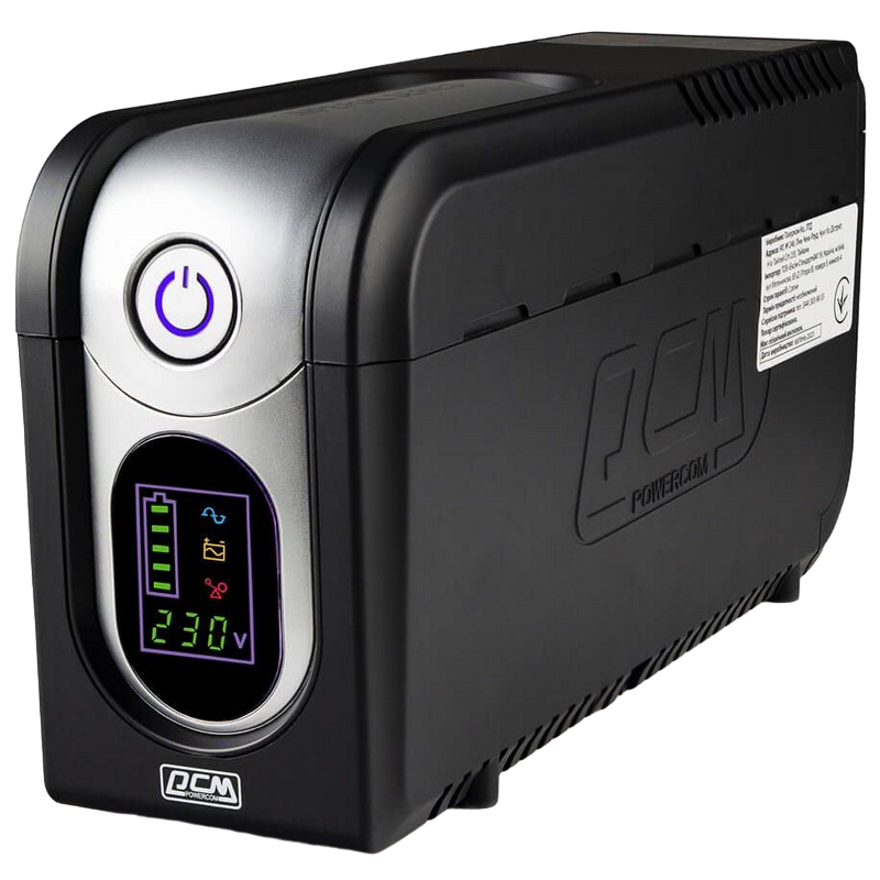 Sursă de alimentare neîntreruptibilă PCM IMD-825AP, Linear-interactiv, 825VA, Turn