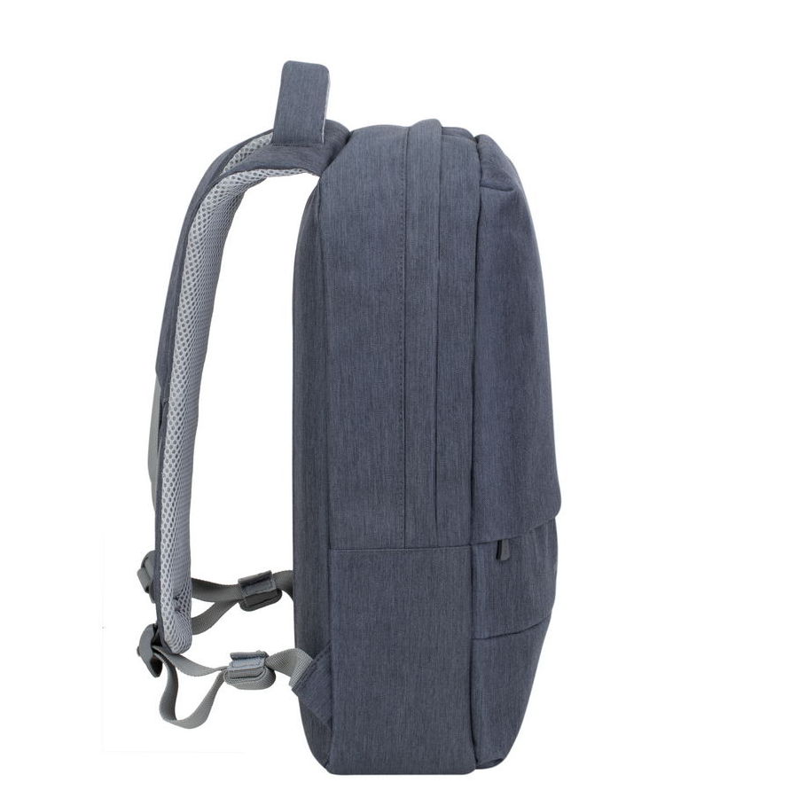 Rucsac pentru Laptop RivaCase Prater, 15.6", Poliester, Gri închis