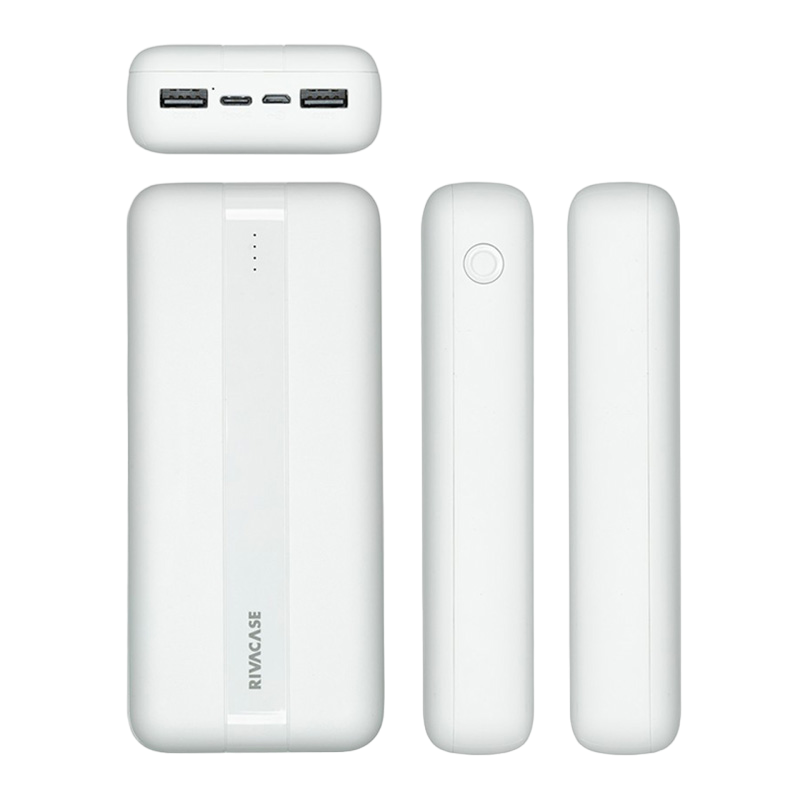 Power Bank Rivacase 20000 mAh, VA2081, White