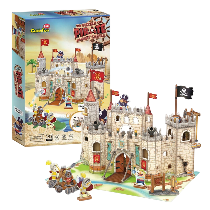 3D Puzzle “Castelul Piratilor”, 183 elemente