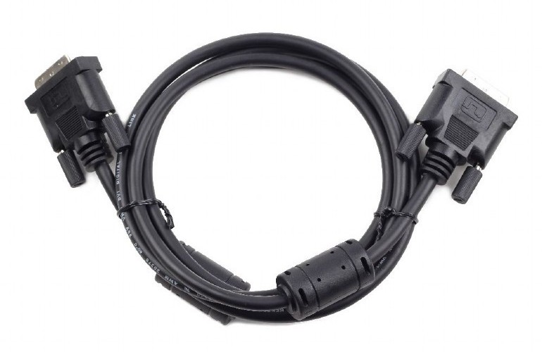 Видеокабель Cablexpert CC-DVI2-BK-15, DVI-D (M) - DVI-D (M), 4,5м, Чёрный