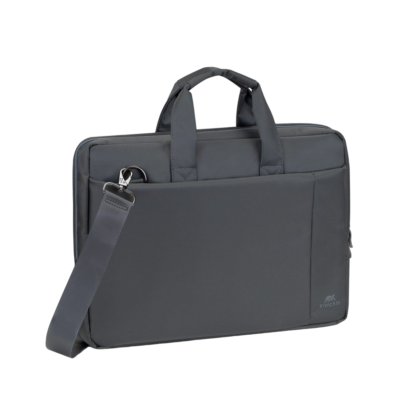 Сумка для ноутбука Rivacase Central, 15.6", Полиэстер, Серый