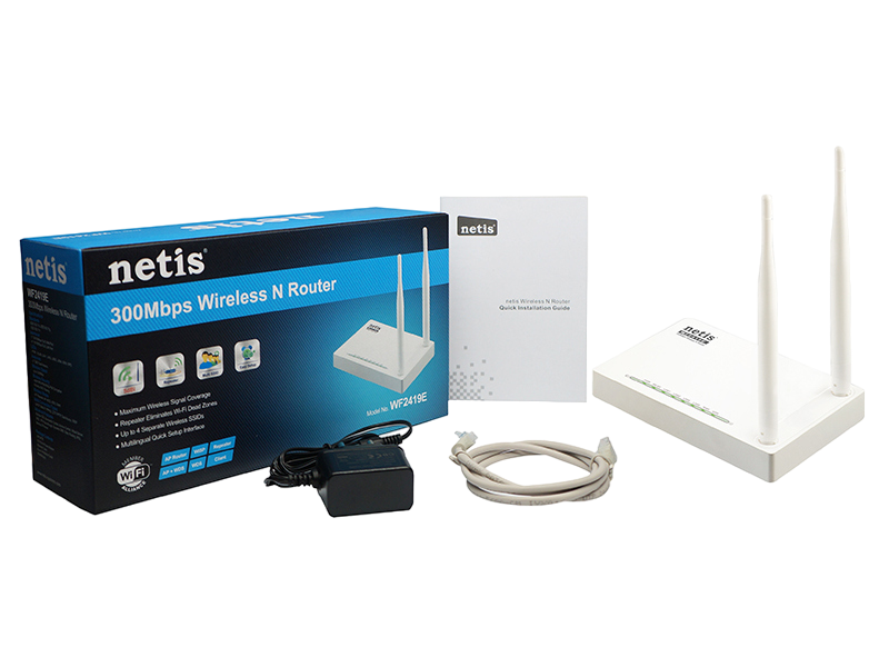 Netis WF2419E, IEEE 802.11b, IEEE 802.11g, IEEE 802.11n
