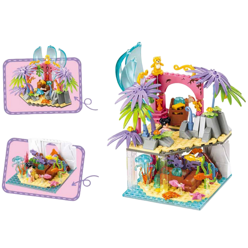 B1172 Set de constructie - Lumea subacvatica 224 elem