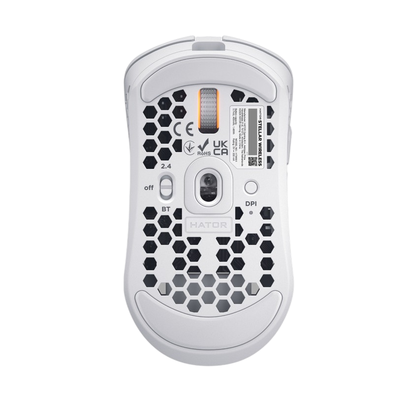 Mouse Wireless HATOR Stellar Fără fir Alb