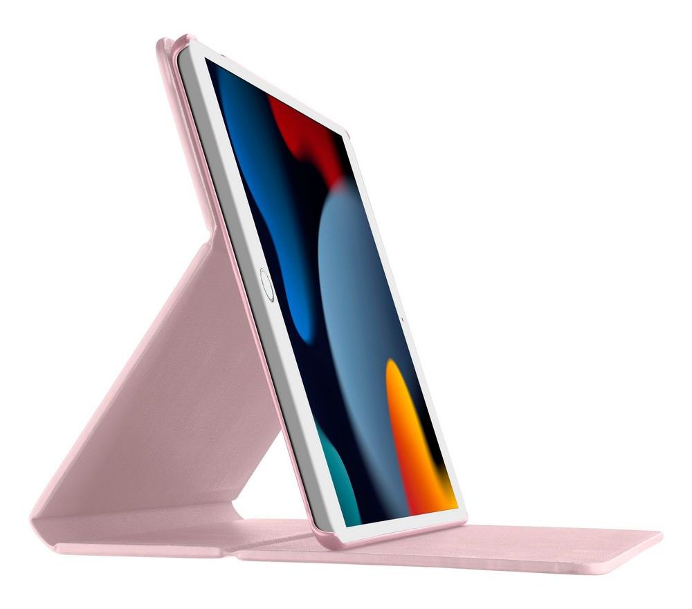 Husă pentru tabletă Cellularline Folio - iPad 10.2", Piele artificială, Roz