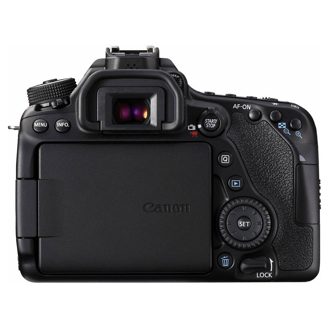 Aparat foto DSLR Canon EOS 80D + EF-S 18-135 IS, Negru