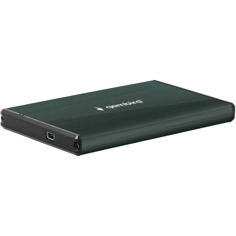 Внешний корпус Gembird EE2-U3S-3-G, Зелёный (EE2-U3S-3-G)
