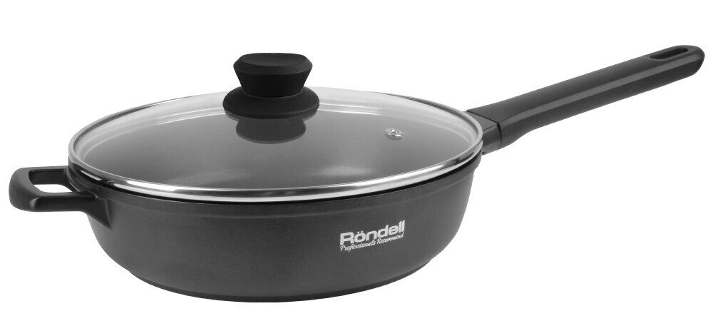 Cratița Rondell RDA-1203, 28cm, Negru