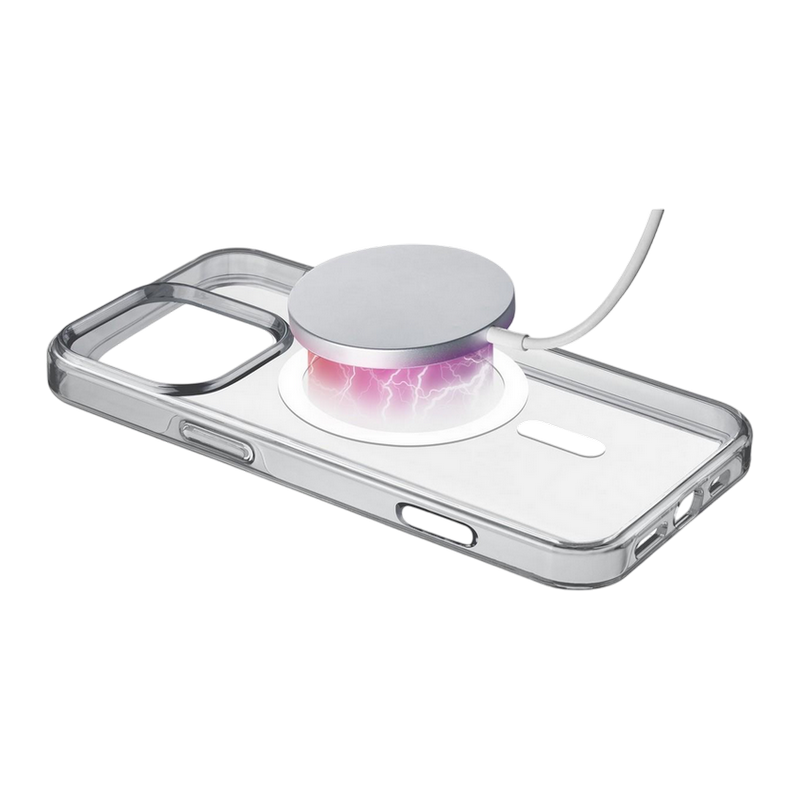 Husă Cellularline Gloss Mag - iPhone 16 Pro, Transparent