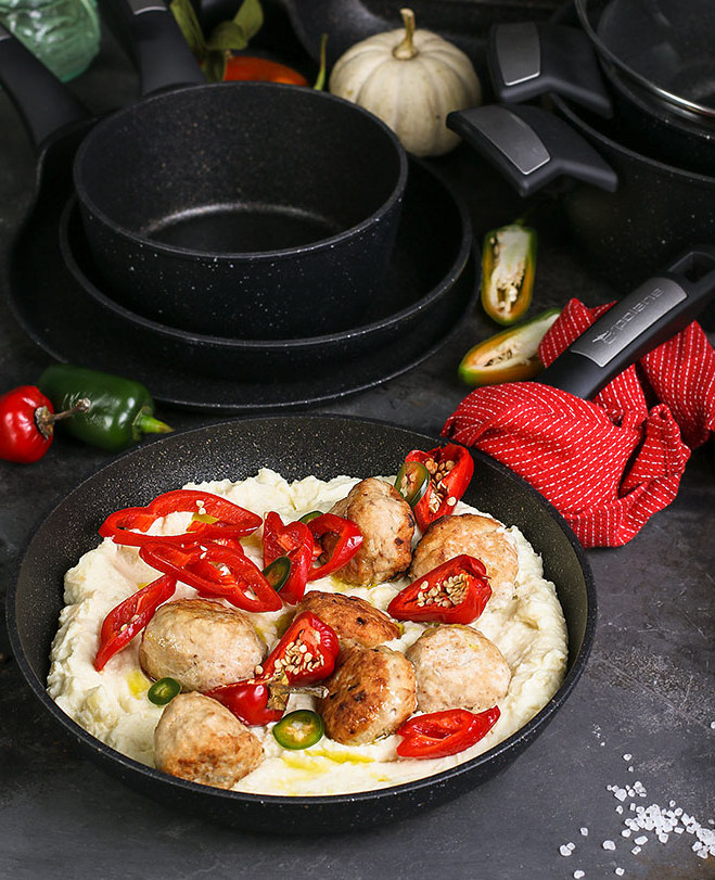 Сковорода polaris monolit-28f, 28см, чёрный Thumbnail 15