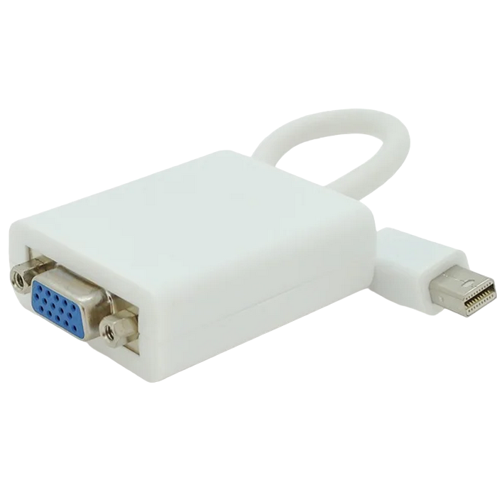 Видеоадаптер APC Electronic AP531021, DisplayPort (M) - VGA D-Sub (F), 0,15м, Белый