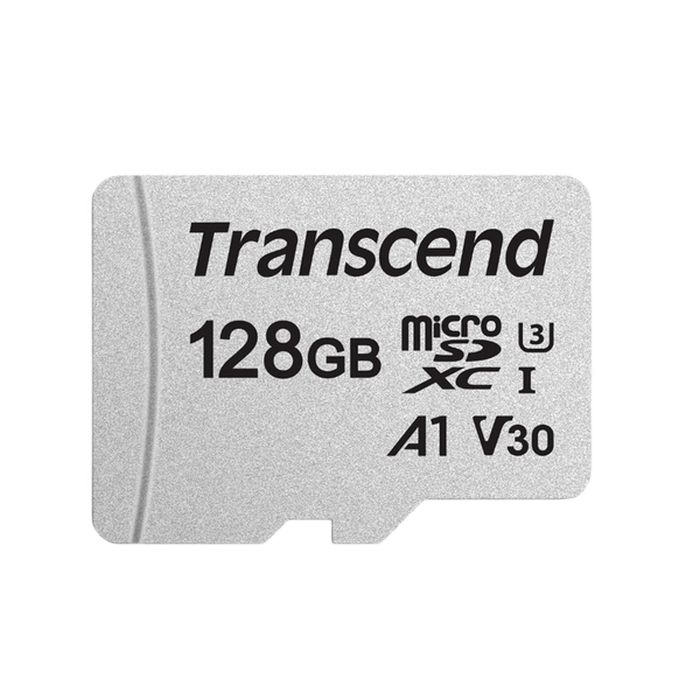 128GB MicroSD (Class 10) UHS-I (U3) ,  Transcend 