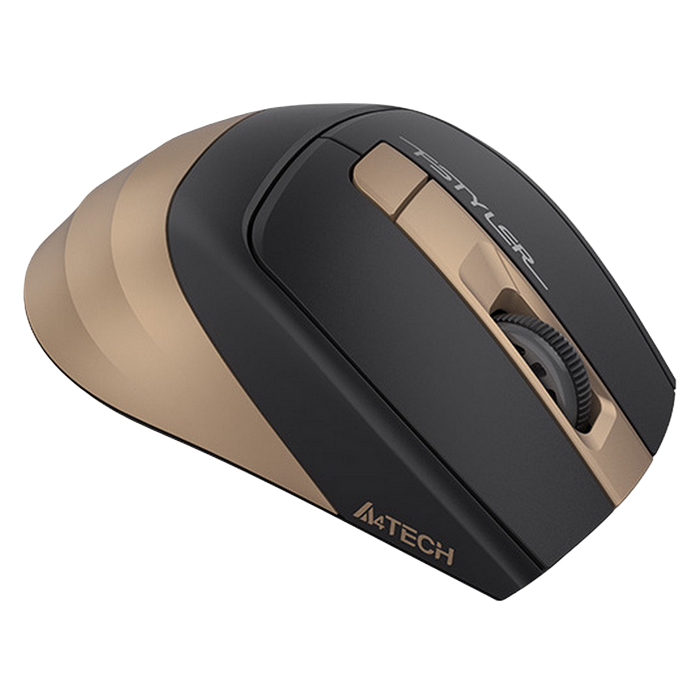 Беcпроводная мышь A4Tech FG35, Чёрный/Бронзовый