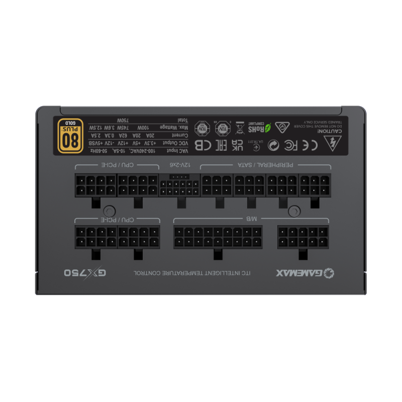 Sursă Alimentare PC Gamemax GX-750 PRO ATX Negru
