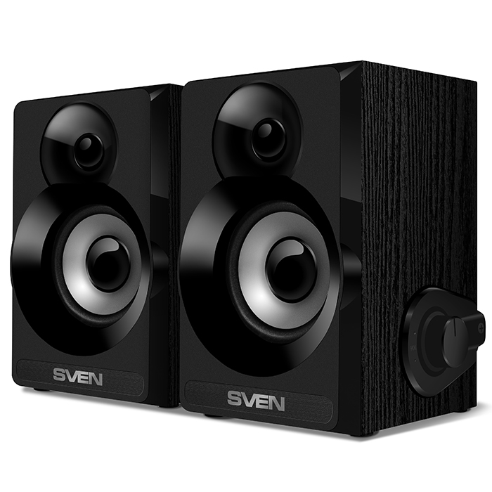 Компьютерные колонки 2.0 SVEN SPS-517, Чёрный