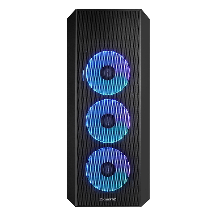 Компьютерный корпус Chieftec GL-04B-OP, Midi-Tower, ATX, Чёрный