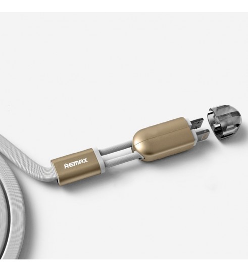 Lightning+Micro-USB Cable Remax, Binary, White
