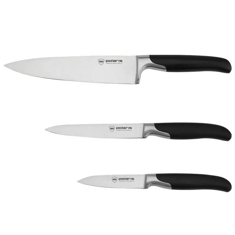 Set de Cuțite Polaris Graphit-4SS, Negru