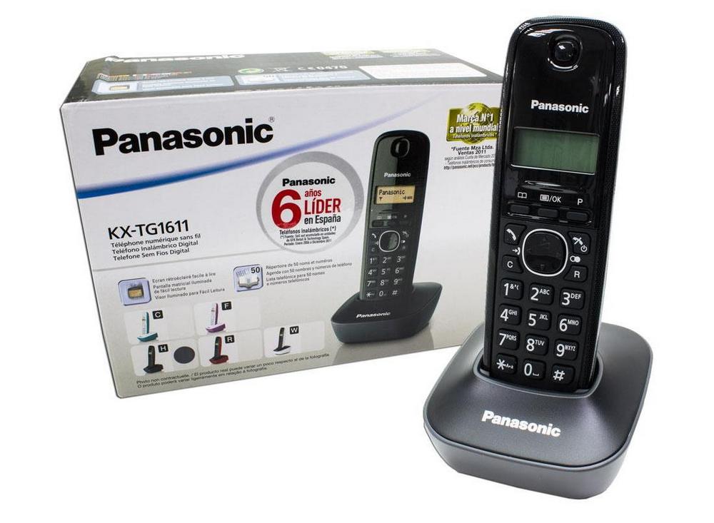 Dect Panasonic KX-TG1611UAH, Grey, AOH, Caller ID