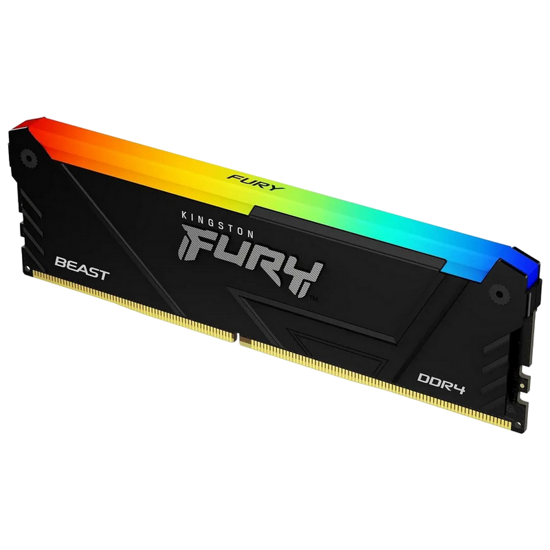 Memorie RAM Kingston FURY Beast RGB, DDR4 SDRAM, 3600 MHz, 8GB, KF436C17BB2A/8