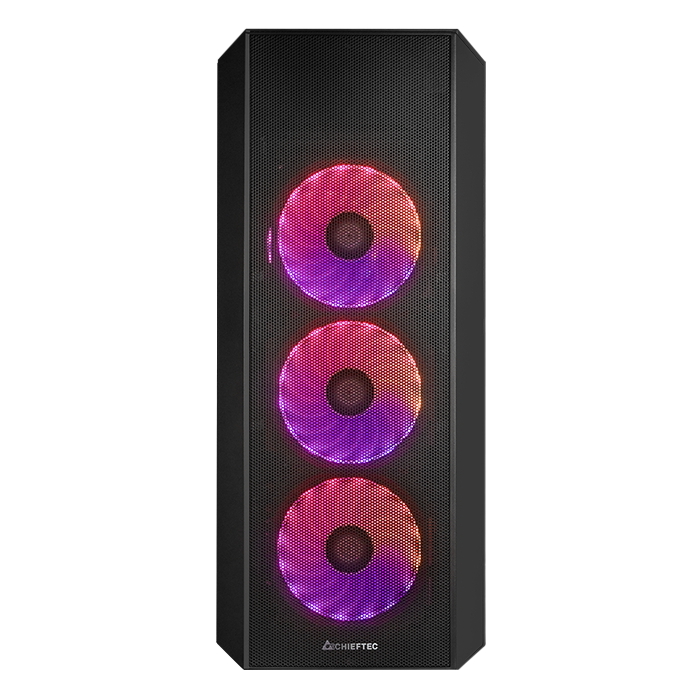 Компьютерный корпус Chieftec GL-04B-OP, Midi-Tower, ATX, Чёрный