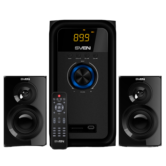 Компьютерные колонки 2.1 SVEN MS-2051, Чёрный