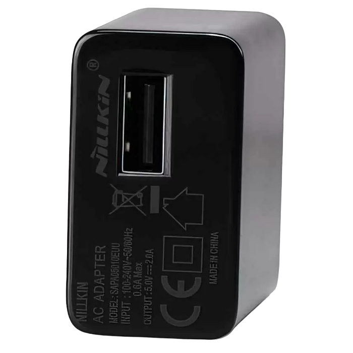 Wall Charger Nillkin AC, 1USB, 2.0A, Black